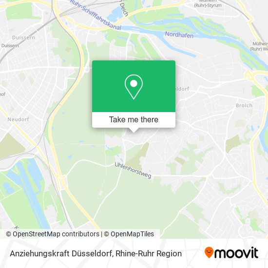 Карта Anziehungskraft Düsseldorf