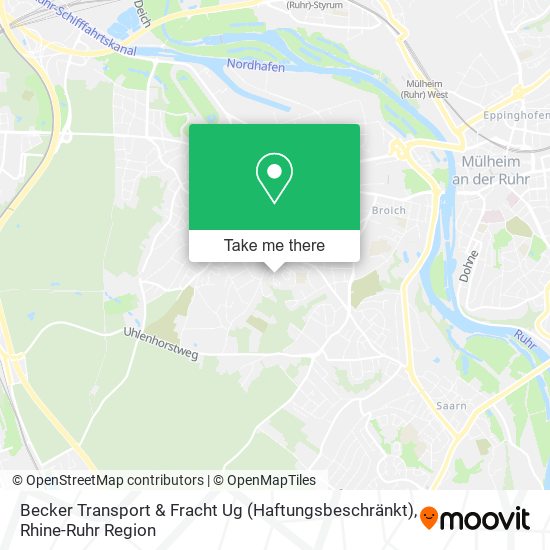 Becker Transport & Fracht Ug (Haftungsbeschränkt) map