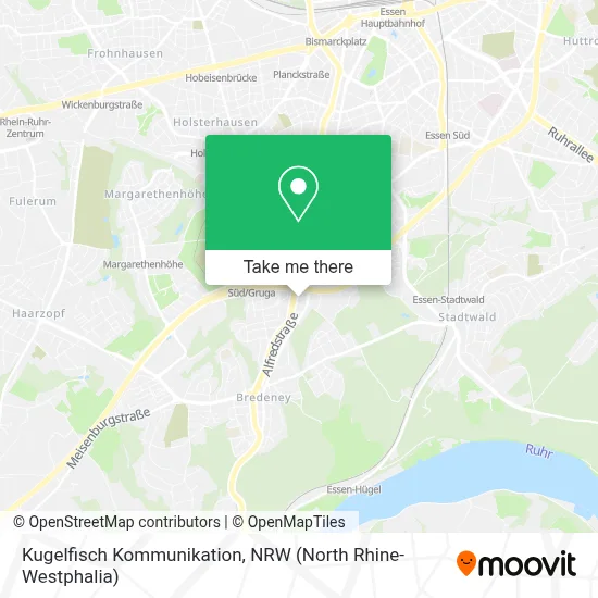 Kugelfisch Kommunikation map