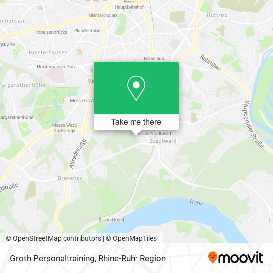 Groth Personaltraining map
