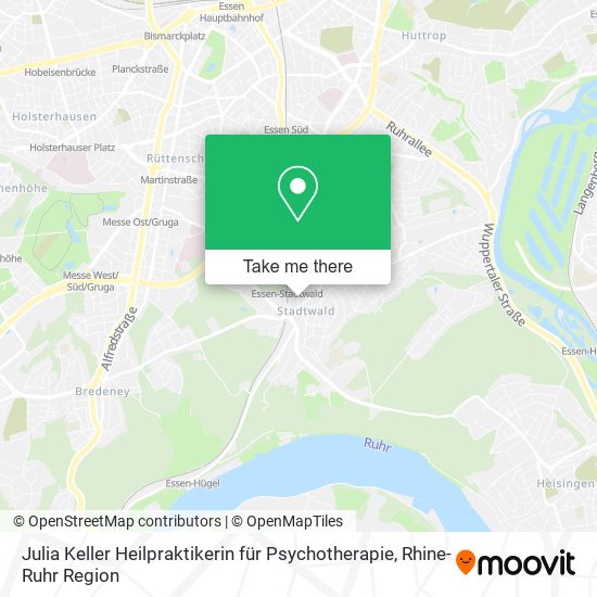 Julia Keller Heilpraktikerin für Psychotherapie map