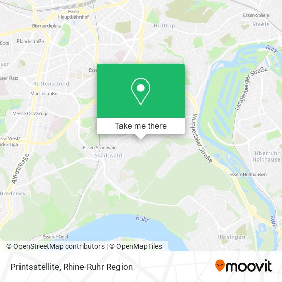 Printsatellite map