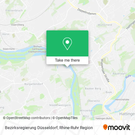 Карта Bezirksregierung Düsseldorf