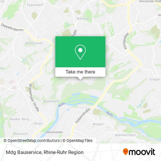 Mdg Bauservice map