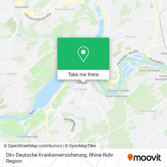 Dkv Deutsche Krankenversicherung map