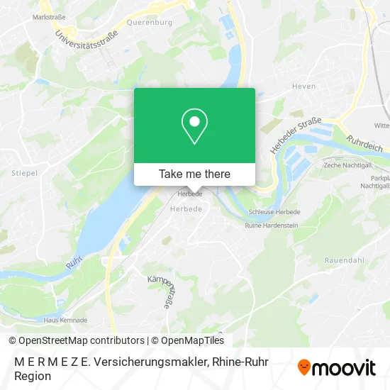 Карта M E R M E Z E. Versicherungsmakler