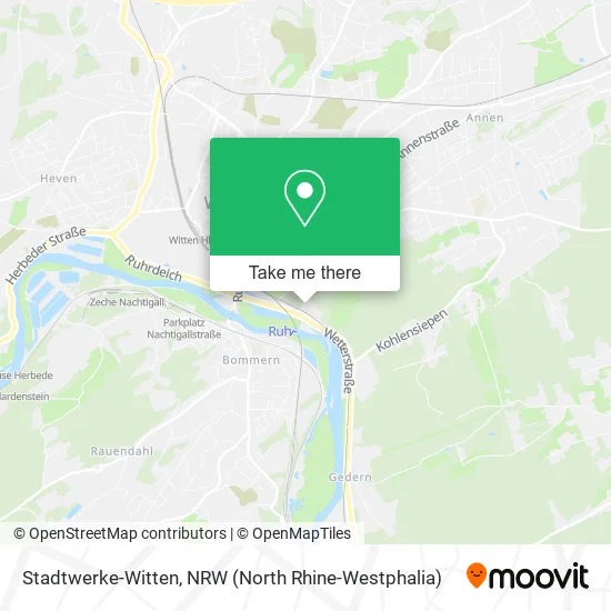 Карта Stadtwerke-Witten