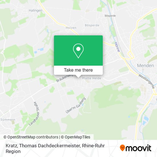 Kratz, Thomas Dachdeckermeister map