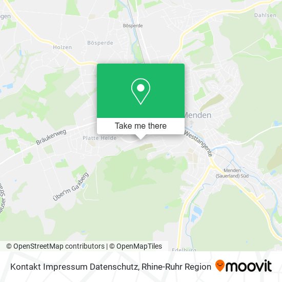 Kontakt Impressum Datenschutz map