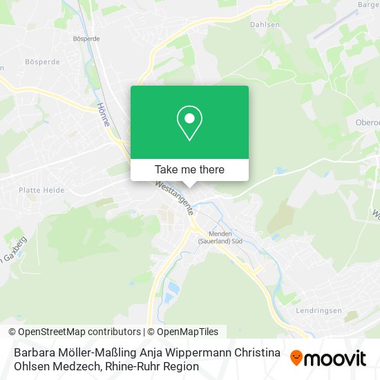 Barbara Möller-Maßling Anja Wippermann Christina Ohlsen Medzech map