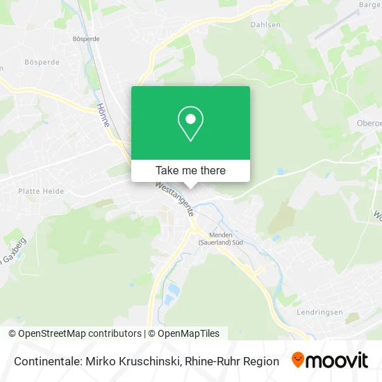 Карта Continentale: Mirko Kruschinski