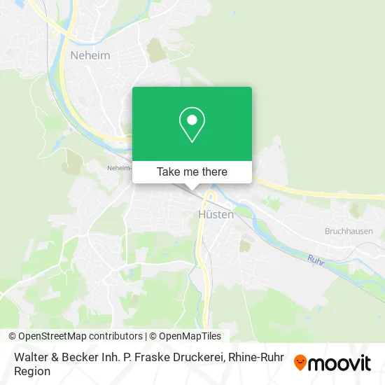 Карта Walter & Becker Inh. P. Fraske Druckerei
