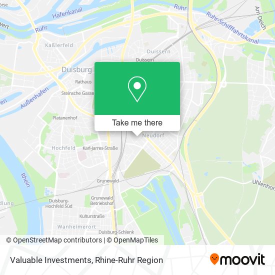 Valuable Investments map