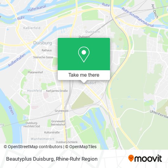 Beautyplus Duisburg map