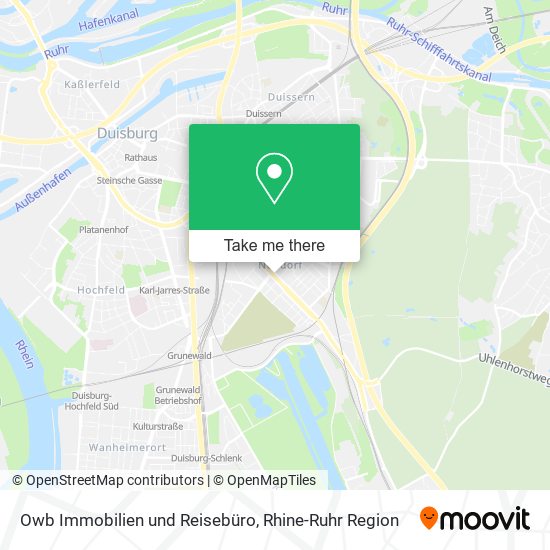 Owb Immobilien und Reisebüro map