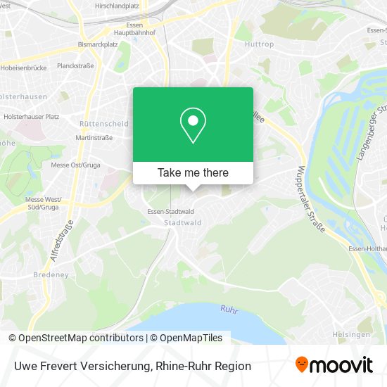 Uwe Frevert Versicherung map