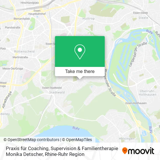 Карта Praxis für Coaching, Supervision & Familientherapie Monika Detscher