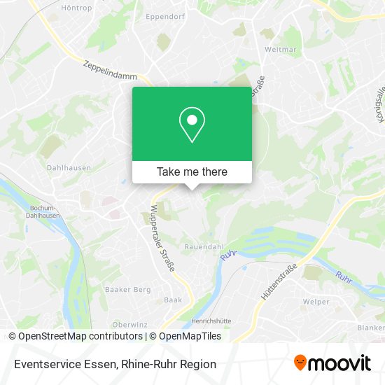 Eventservice Essen map