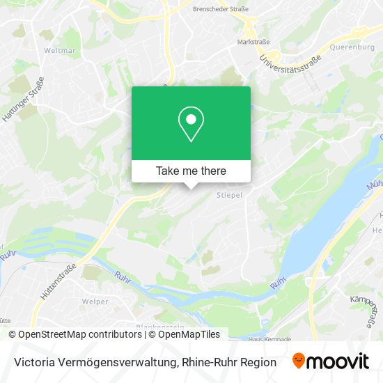 Victoria Vermögensverwaltung map