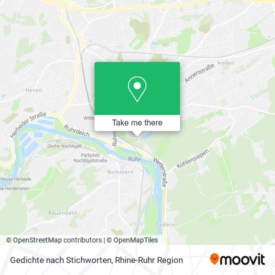 Gedichte nach Stichworten map