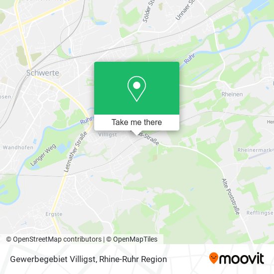 Gewerbegebiet Villigst map