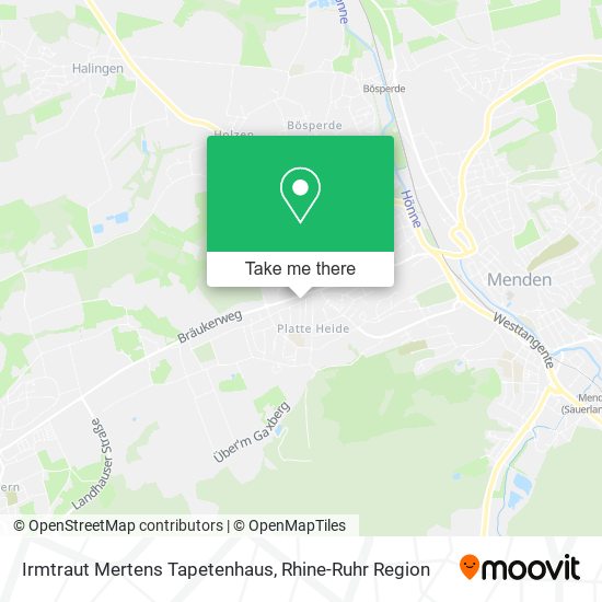Irmtraut Mertens Tapetenhaus map
