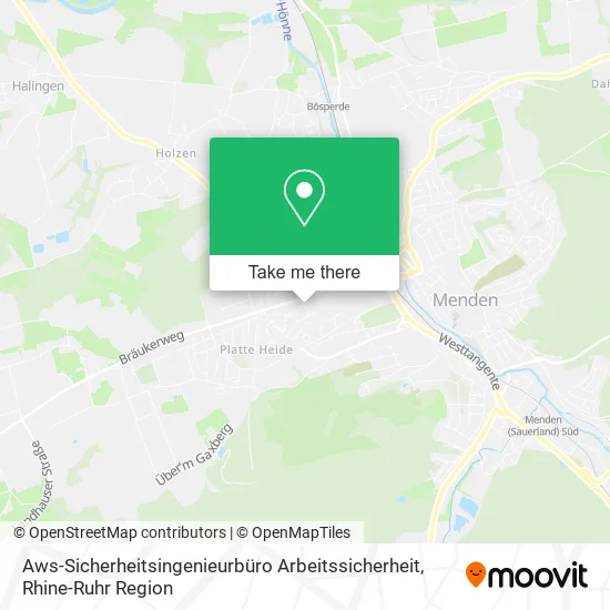 Карта Aws-Sicherheitsingenieurbüro Arbeitssicherheit