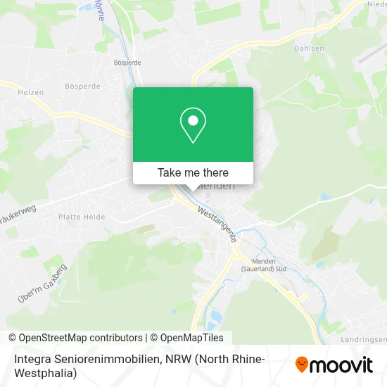 Integra Seniorenimmobilien map
