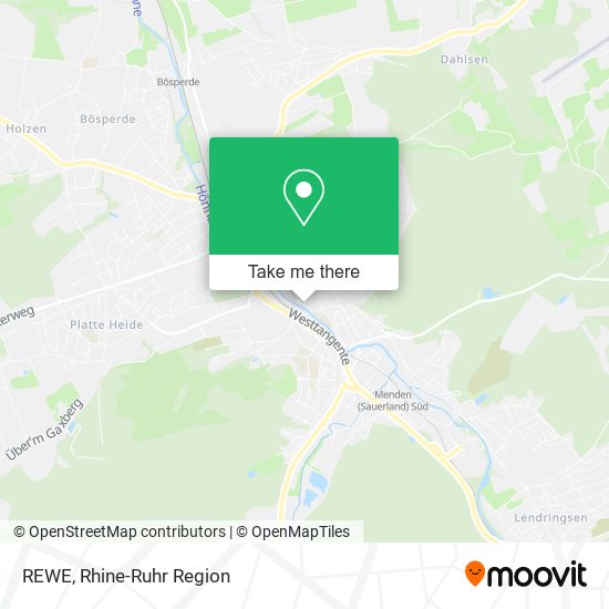 REWE map