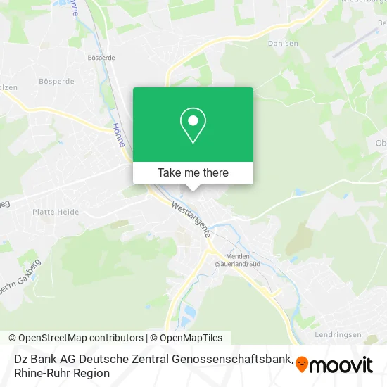 Карта Dz Bank AG Deutsche Zentral Genossenschaftsbank