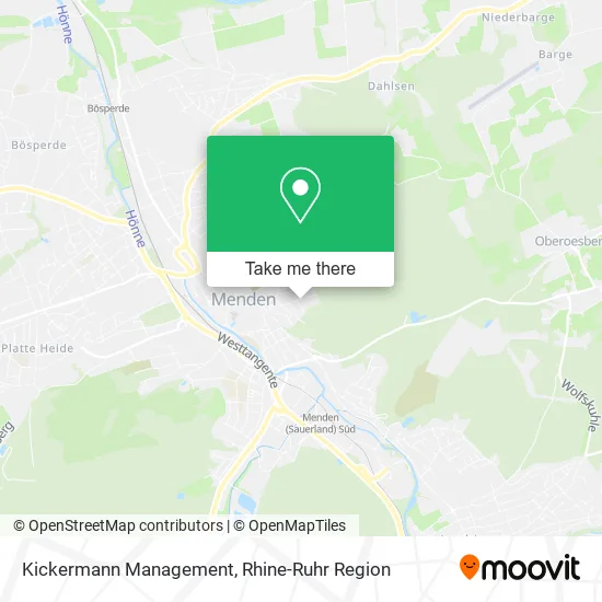 Карта Kickermann Management