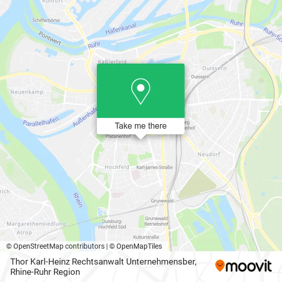 Карта Thor Karl-Heinz Rechtsanwalt Unternehmensber