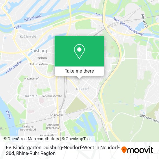Ev. Kindergarten Duisburg-Neudorf-West in Neudorf-Süd map