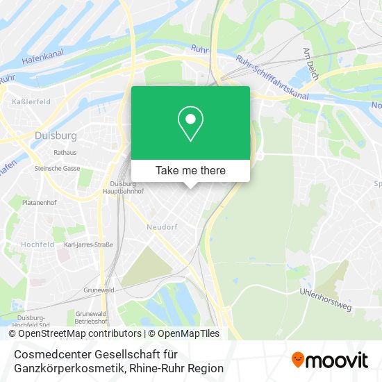 Cosmedcenter Gesellschaft für Ganzkörperkosmetik map