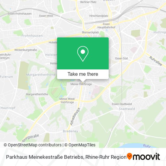 Parkhaus Meinekestraße Betriebs map