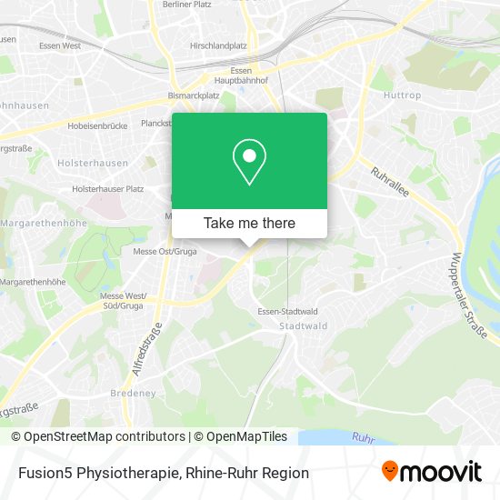 Fusion5 Physiotherapie map
