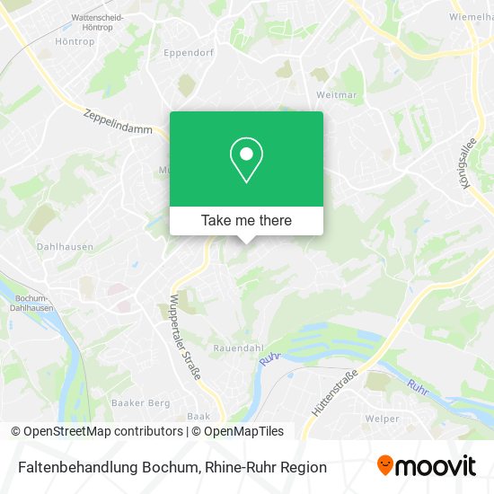 Карта Faltenbehandlung Bochum