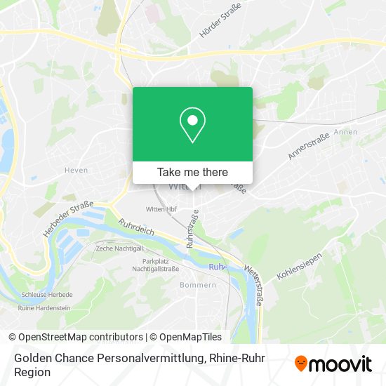 Golden Chance Personalvermittlung map