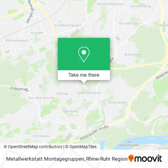 Карта Metallwerkstatt Montagegruppen