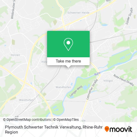 Plymouth Schwerter Technik Verwaltung map