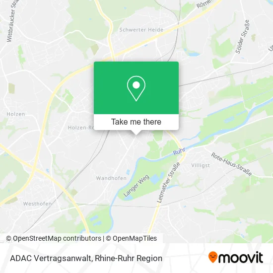 Карта ADAC Vertragsanwalt