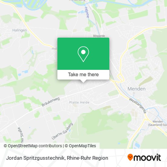 Jordan Spritzgusstechnik map