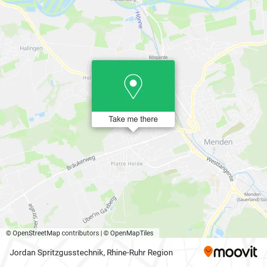 Карта Jordan Spritzgusstechnik