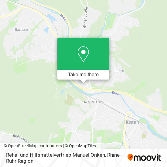 Карта Reha- und Hilfsmittelvertrieb Manuel Onken