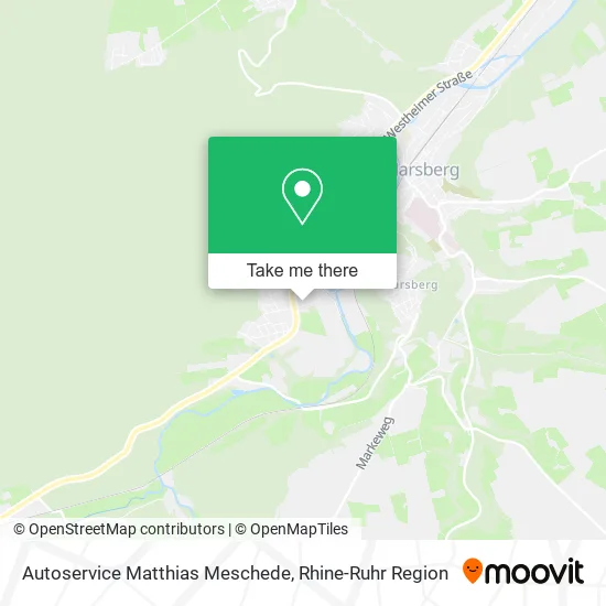 Карта Autoservice Matthias Meschede