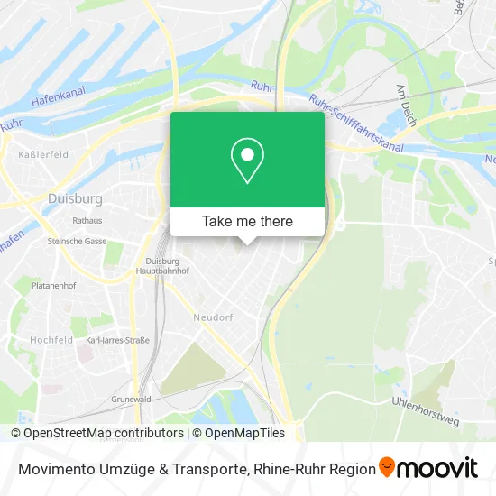 Карта Movimento Umzüge & Transporte