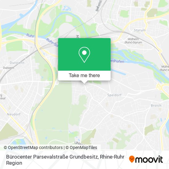 Bürocenter Parsevalstraße Grundbesitz map