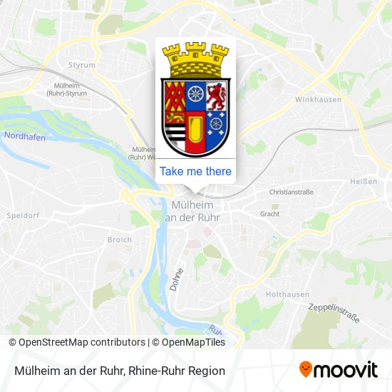 Mülheim an der Ruhr map