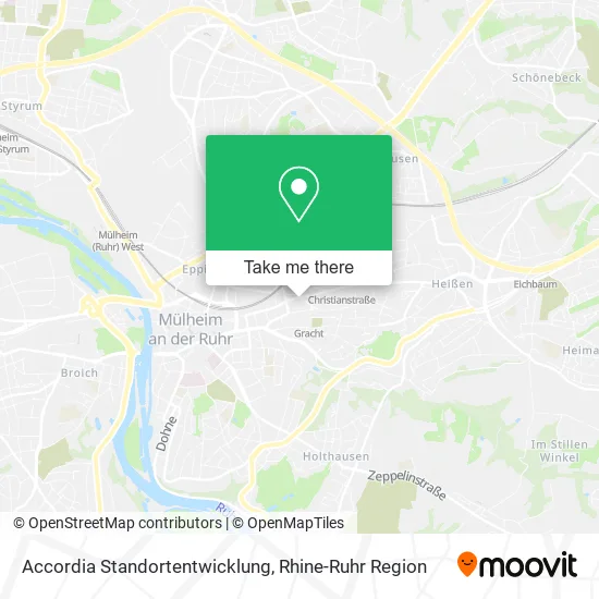 Карта Accordia Standortentwicklung