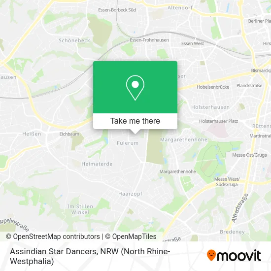 Assindian Star Dancers map